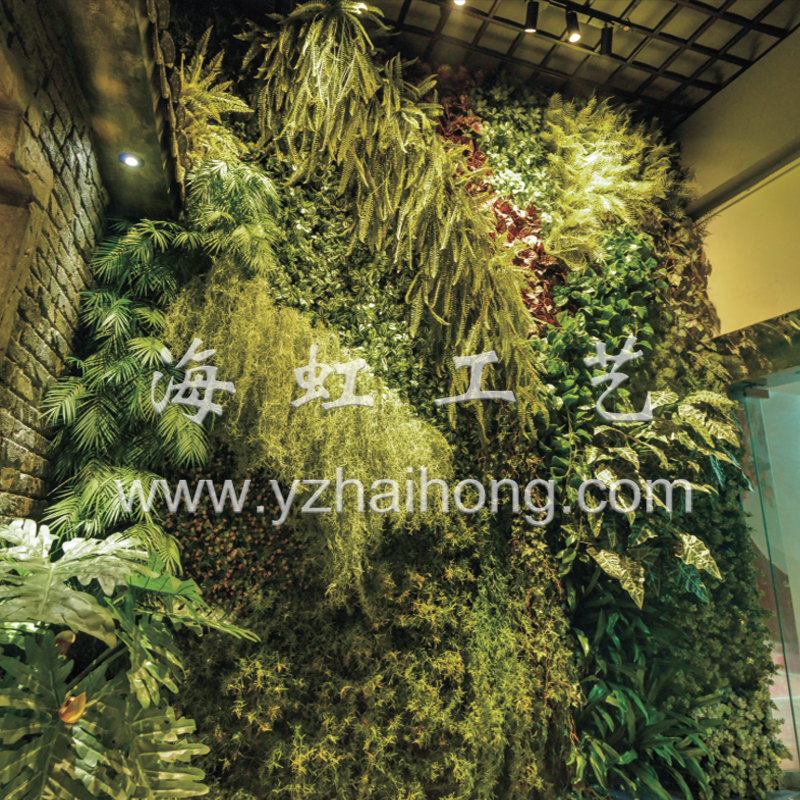 artificial plant wall 仿真植物墻16